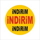 2Mak Sticker Dönkart Indirim Levhası 30 x 30 cm 3mm Dekota Üzerine Çift Taraflı Uv Baskı (Model 11) - 6 Adet