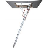 2mm Ahşap Metal Katlanır Çatı Merdiveni 70 X 130 Cm
