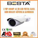 2mp Ahd 1080P 42 LED Metal Kasa Dış Ortam Güvenlik Kamerası