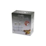 2Pcs Krom Kapak Akrilik Tuzluk - Biberlik - Baharatlik Metal Standli Kare - Köşeli (5047)