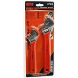 2pcs Set 8 İNÇ-200MM - 10 İNÇ-250MM Kurbağacık Anahtar Seti (5047)