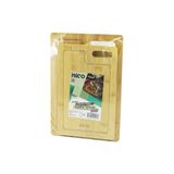 2PCS SETD.DÖRTGEN KENARLI - OVAL DELİKLİ AHŞAP BAMBU KESİM PANOSU - KESME TAHTASI 18X28X1CM--22X32X1