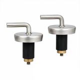 2Pcs Üstten Sıkmalı Metal Klozet Kapak Menteşesi Vidası (5224)