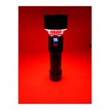 2’si 1 Arada 8 Mod Şarjlı Dijital Ekran LED El Feneri Ön Projektör+Halka Kamp Işık SOS Tripod Uyumlu