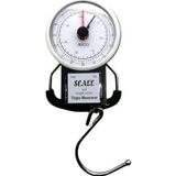 2'si 1 Arada Analog Ölçekli Kantar ve Şerit Metre, Taşınabilir El Kantarı, 35 kg Kapasiteli