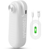 2'si 1 arada Mini Çanta Kapatıcı, Kesicili Çanta Mühürleyen Isı Yalıtımı, USB C Şarj Edilebilir Çip Çanta Mühürleyen Isı Mühürü, Plastik Torbalar için Taşınabilir Çanta Yeniden Kapatıcı,