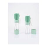 2'si 1 Arada Taşınabilir Köpek Kedi Su Matarası ve Mama Kabı (350 ml Su + 170 ml Mama) VYH-798733U