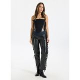 2wins Lastikli Bel Havuç Pantolon Petra Pants, L, 5003331288, Siyah, Kadın