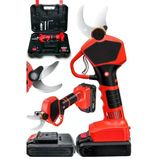 2X Akülü Kömürsüz Motor Dijital Emniyetli Akülü Dal Kesme Makası 128 V 12Ah