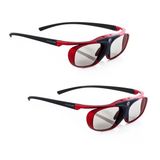 2X Hi-Shock Scarlet Heaven 3D Gözlük - Sony, Samsung, Panasonic 3D Tv Ve 3D-Rf Projektörle Uyumlu | Ssg-3570Cr, Tdg-Bt500a, Ty-Er3d5me / Er3d6me