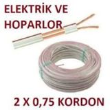 2X0.75 Cca Aliminyum Kordon Hoparlör Elektrik Kablosu 1 Metre