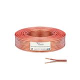 2x0.75 Hoparlör Kablosu Şeffaf Kordon 100mt Poke Pk-1170