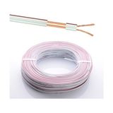 2X0.75 MM HOPARLÖR KABLOSU BEYAZ-ELEKTRİK KABLOSU-BAKIR KABLO ÜST KALİTE-