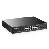 2X10g Sfp+, 16 X 2.5G Ethernet Base-T Bağlantı Noktaları, Yulinca Multi-Gigabit Fansız Yönetilmeyen Tak Ve Çalıştır Rafa Montaj Anahtarı İl