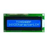 2X16 Karakter Lcd Ekran – Mavi Arka Işık – Sol Üst Pin Çıkışlı