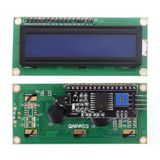2X16 Karakter Lcd Ekran - Mavi Üzerine Beyaz, Lehimli