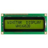 2X16 Karakter Lcd Ekran – Wh1602b-Yyh-Etk – Yeşil Arka Işık, Siyah Karakter