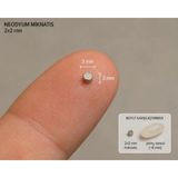 2x2 mm Neodyum Mıknatıs Yuvarlak Hobi Mıknatısı - 50 Adet - Gümüş
