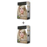 2X2 Tüp Krem Saç Boyası Seti Platin Sarısı No:0.1