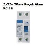 2x32a 30ma Kaçak Akım Rölesi