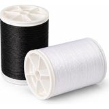 2X500 Metre Dikiş Ipi Seti Siyah Beyaz – Makine Ipi, Nakış Ipi, Dayanıklı Dikiş Ipliği, - Çok Renkli