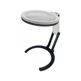 2X5X120MM 10 Ledli Masaüstü Büyüteç - Çok Renkli - Düz - Standart