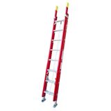 2X6 Basamaklı 3.4 Metre İki Parçalı İpli Makaralı Fiber İzole Merdiven Fsm-206