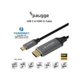 2Y 131619432 Usb C To Hdmı Kablo - 8K60Hz, 4K 144Hz/120Hz/60Hz, Thunderbolt 5/4/3 Uyumlu, Hdmı 2.1, Hdr, Hdcp2.3, Dsc, 2 Metre Chd21-Pro