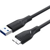 3.0 Micro B Şarj ve Data HDD Kablosu 1.5 Metre - Çok Renkli