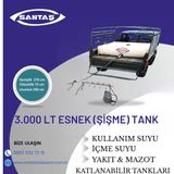 3.000 Lt Şişme Esnek Su Deposu(Kullanım Amaçlı)