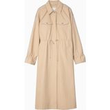 3.1 Phillip Lim Bicolor Blouson Çift Renk Modern Kadın Trençkot - Bej - XS