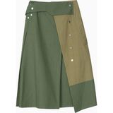 3.1 Phillip Lim Utulity Wrap Kemerli Tasarım Kadın Etek - Çam Yeşili - 40