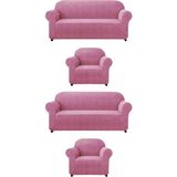 3 3 1 1dokuma Jakar Koltuk Örtüsü. Lastikli, Esnek, Yıkanabilir Koltuk, Kanepe, Çekyat Örtüsü/kılıfı - 180 x 230 cm - Pudra