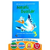 3 4 5 Yaş Etkinlik Kitabı Neşeli Dostlar Mavi Kitap 3