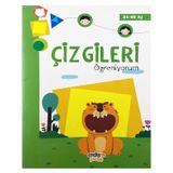 3-4 Yaş Çizgileri Öğreniyorum Kitabı-Erdem Çocuk Yayınları