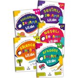 3+ 4+ Yaş Hayal Dünyasını Geliştiren “Boyama Kitabı Serisi” Eğlenceli Okul Öncesi Set 5 Kitap