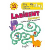 3 - 4 Yaş Labirent Kitabım - Küçük Kas Gelişimi ve Odaklanma - ZBG Zihinsel Becerilerimi Geliştiriyo