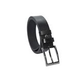 3.5 cm Tokalı %100 Hakiki Deri Garson Boy Çocuk Kemeri Siyah