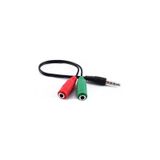 3.5 mm kulaklık mikrofon ayırıcı birleştirici erkek dişi kablo