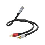 3.5 Mm Stereo To 2x Rca Erkek Audio Ses Kablosu Amplifikatör İçin Kablo