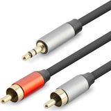 3.5 Mm To 2Rca Kablo 2Lıne Gold 3M Siyah Hdx1074