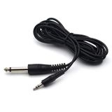 3.5 mm TRS Stereo Erkek - 1/4 (6.35 mm) TS Mono Erkek Ses Kablosu