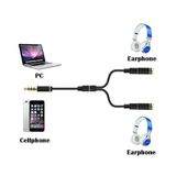 3.5mm Stereo Çoklayıcı Y Kablo