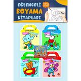 3-6 Yaş Çantalı Renkli Kolay Boyama Seti (4 Kitap)