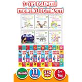 3 - 6 Yaş Eğlenceli Etkinlikli Eğitim Seti - Benim Ilk Kelimelerim - Cıvıl Cıvıl Eğitim Seti Çıkartmalı 12 Kitap 372 Sayfa