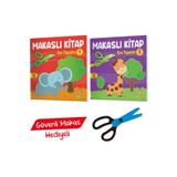3-6 Yaş Kes Yapıştır Makaslı Kitap Seti Yükselen Zeka Yayınları