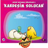 3-7 Yaş Eğitici Öğretici Okul Öncesi Kardeşim Solucan Boyamalı Çocuk Hikaye Kitabı