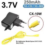 3.7V Cx-10W Rc Helikopter İçin Syma S107 S105 220 Şarj Cihazı Ceptelb020749