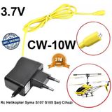 3.7V Cx-10W Rc Helikopter İçin Syma S107 S105 220 Şarj Cihazı Ceptelb021058