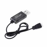 3.7V Lityum Pil Usb Şarj Kablosu XH2.54 Soket Lipo Batarya RC Quadcopter Drone Helikopter